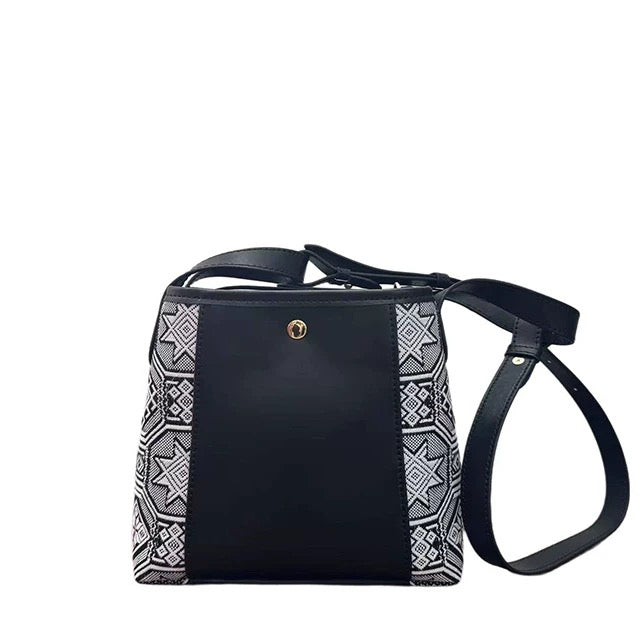 Guangxi Zhuang Brocade Handbag and Crossbody Bag for Commuting