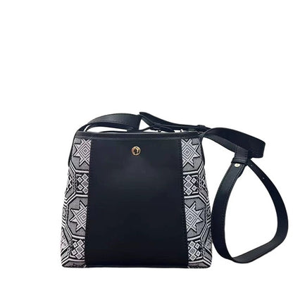Guangxi Zhuang Brocade Handbag and Crossbody Bag for Commuting