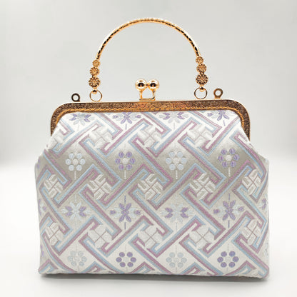 Guangxi Zhuang Brocade Three-Flower Clutch Handbag Crossbody Bag
