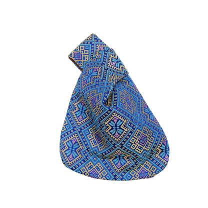 Guangxi Zhuang Brocade Printed Wristlet Bag