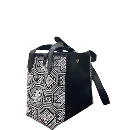 Guangxi Zhuang Brocade Handbag and Crossbody Bag for Commuting