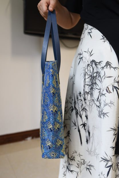 Guangxi Zhuang Brocade Shoulder Bag Tote Commuter Large Capacity