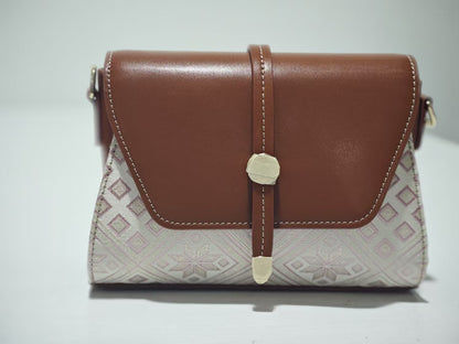 Guangxi Zhuang Brocade Shoulder Bag Crossbody Bag Waterproof, Stain-Resistant, Snag-Resistant