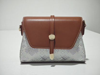 Guangxi Zhuang Brocade Shoulder Bag Crossbody Bag Waterproof, Stain-Resistant, Snag-Resistant