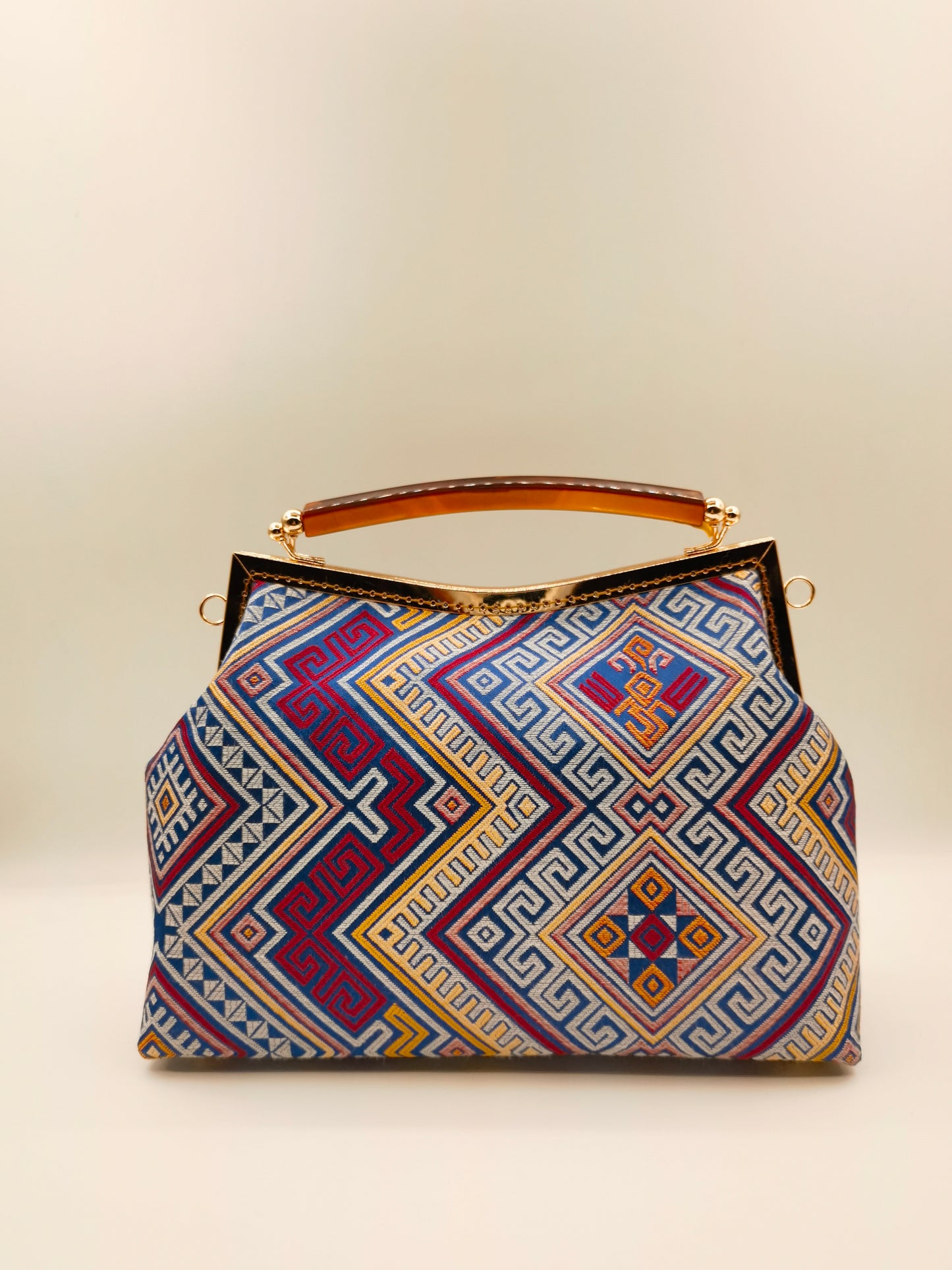 Guangxi Zhuang Brocade Clutch Handbag